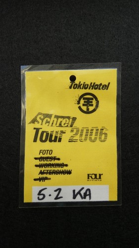 Tokio hotel photoausweis 2006 - tokio,