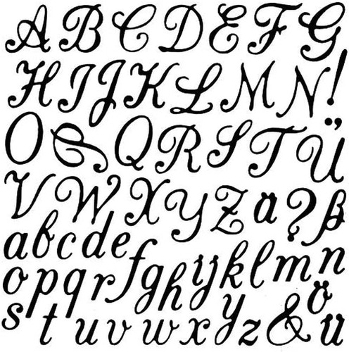 Stanzschablonen buchstaben - stanzschablonen, |