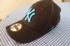 New Era 9Forty Cap NY Baseball schwarz - türkis Kappe Mütze Herren Damen NEU 