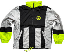 BVB Dortmund Retro Windbreaker Gr M L XL 2XL 3XL Jacke weiß CL Trikot 96/97 Stil