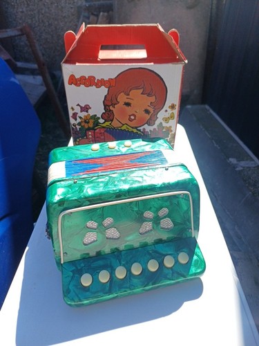 Vintage kinder akkordeon - vintage,