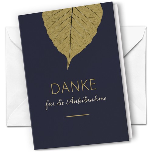 Trauer danksagungskarten - 10,