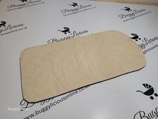 Bugaboo Gecko Carrycot Matratzenbezug marineblau und cremegesteppt 