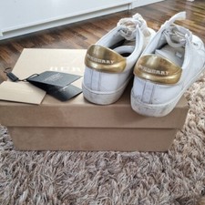 Burberry Westford Check Sneakers, Turnschuhe, Optic White EU 39.5,  NP 380€