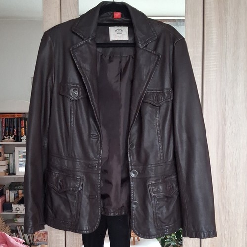 Damen echt leder jacke - leder,
