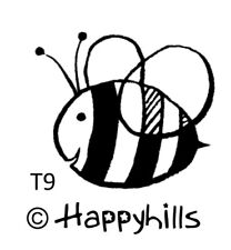 Figurenkegelstempel Biene 2,3