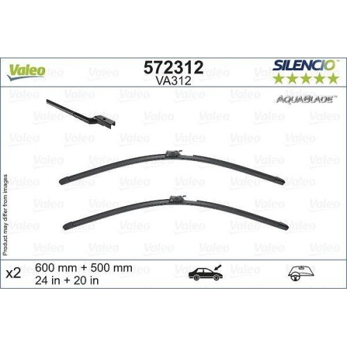 Wischblatt valeo 572312 - valeo,