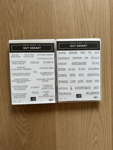 Stampin stempelset gut - stampin,