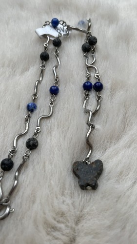 Ausgefallene silber halskette - ausgefallene,