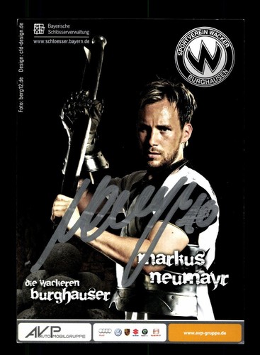 Markus neumayer autogrammkarte - neumayer,