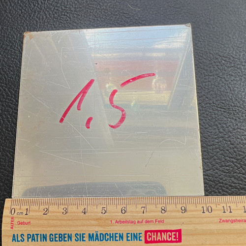 Blech aus 935 silber x - silber,