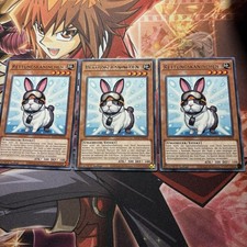 Yugioh! Playset 3x Rettungskaninchen Rare - KICO-DE034 1. Auflage - Deutsch