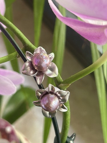Blumen statement ohrringe mit - blumen,