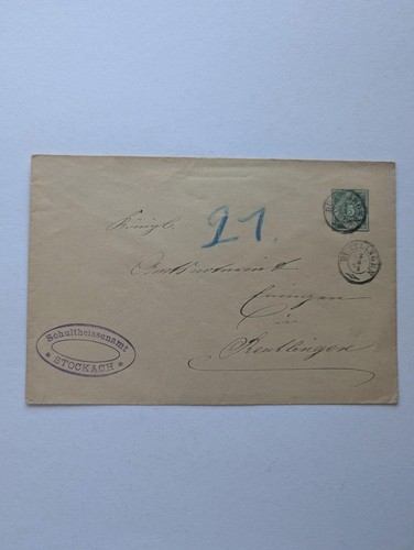 Württemberg ganzsache 1894 - württemberg,