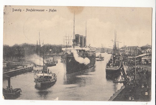 Danzig neufahrwasser hafen - neufahrwasser,