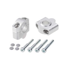 Lenkererhöhung 25mm silber für Yamaha XJ 900 S Diversion (94-96) 4KM