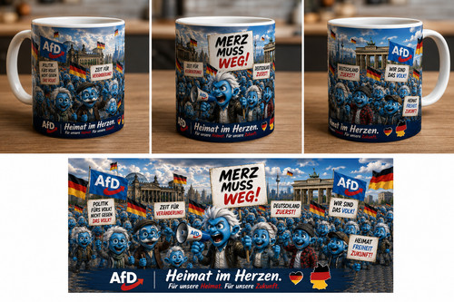 Tasse afd limitiert merz muss - limitiert,