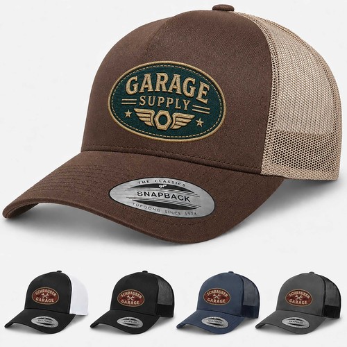 Garage supply trucker - garage, cap
