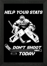 Stolzer Eishockey Goalie