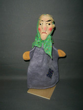 Handpuppe KERSA Hexe vintage /