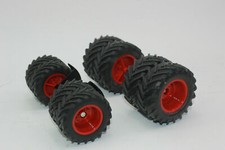 Siku 3289 Vorderachse und Hinterachse vom Fendt 1042 Ersatzteil Zwillingsreifen