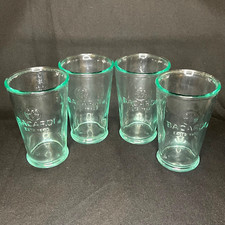 Set Of 4 Bacardi Rum Green