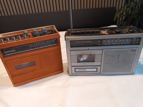 Alte radio mit cassettenteil - mit,