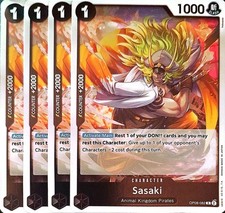 One Piece TCG - 4er Playset - OP08-082 Sasaki R/EN/NM