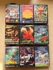 9x Spiel Game Modul Sega Mega