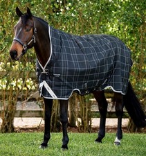 Horseware Rhino Wug Turnout 0g Black Check/White Chk & Gray