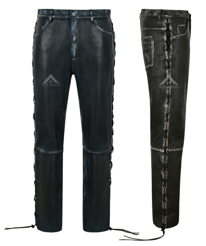 Herren bikerhose geschnürt - herren,