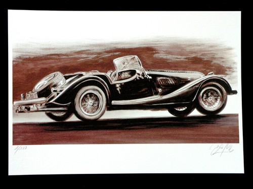 Original kunst grafik morgan - original,