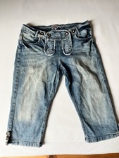 Trachtenjeanshose knielang
