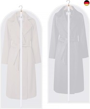 2 Stück Kleidersack Anzug Lang, 60 x 140 cm Verdickte Kleiderschutzhülle, K