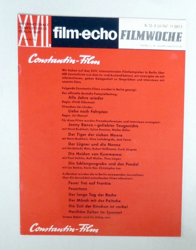Film echo filmwoche - film-echo, nr
