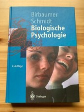 Buch Biologische Psychologie v. Niels Birbaumer u. Robert F. Schmidt -guter Zstd