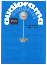 Grundig Bedienungsanleitung user manul  für Audiorama 4000 hifi deutsch  Copy