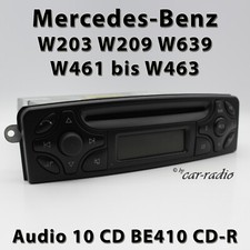 Original Mercedes Audio 10 CD BE4410 Becker Radio W203 W209 W463 W639 Autoradio