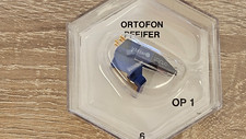 Tonabnehmer Plattenspieler Nadel Ortofon Pfeifer System OP1 blue mit Nadel 10