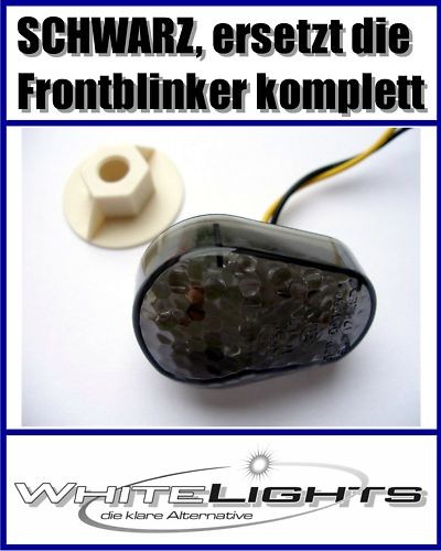 Schwarze led blinker - schwarze,
