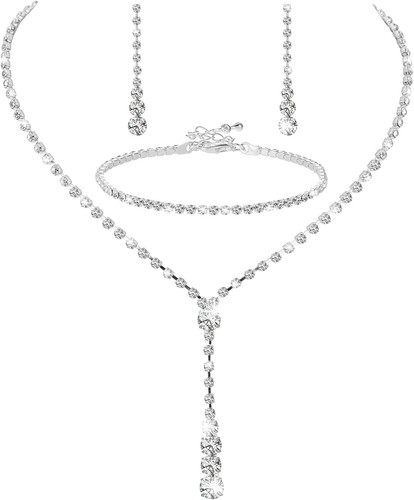 Telooco schmuckset silber - schmuckset,