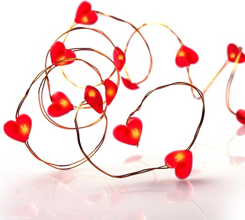 Hellum led lichterkette herzen - lichterkette,