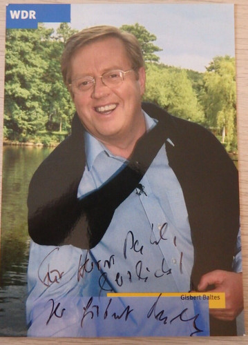 Autogramm deutscher journalist - autogramm,