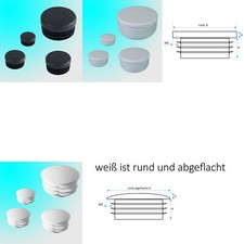 Stopfen Lamellenstopfen rund Rohrkappen Endkappen Rundrohrkappen