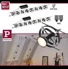 Paulmann Seilsystem CorDuo Cardan 8er Set Schwarz 12V  mit und ohne Leuchtmittel