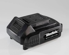 Westfalia 18 V Akku Li-Ion 2.0 AH Battery A2AH 18  Art. No. 878474 Ersatzakku