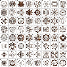 64 Stück Mandala Schablone