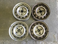 Daihatsu Cuore L7 L701 (99-03) : 4 Stahlfelgen silber 4x12 Felgen 4x100 / 54,1