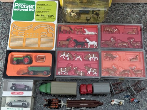 Preiser figuren autos h0 - preiser, autos,