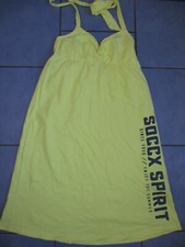 schönes Damen Sommer Neckholder Kleid knielang SOCCX in der Gr. S 36 sonnengelb